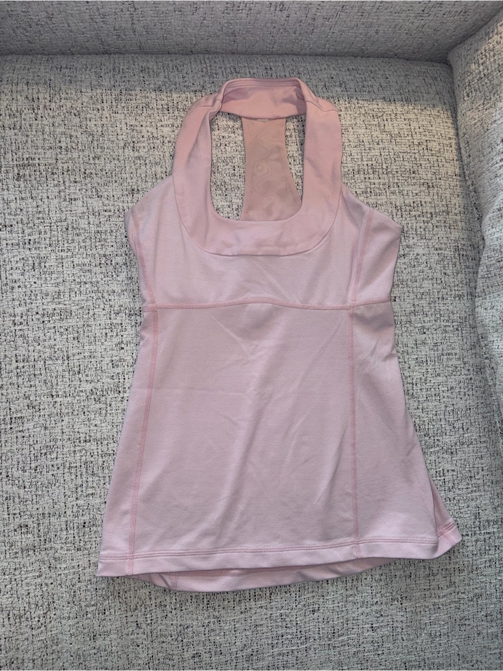 Lululemon Light Pink Racerback Athletic Tank Top